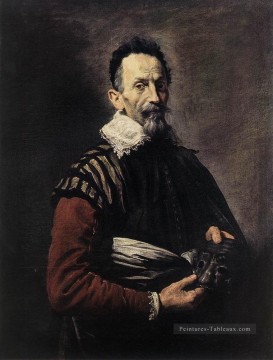  dome Tableaux - Portrait d’un acteur Figures baroques Domenico Fetti
